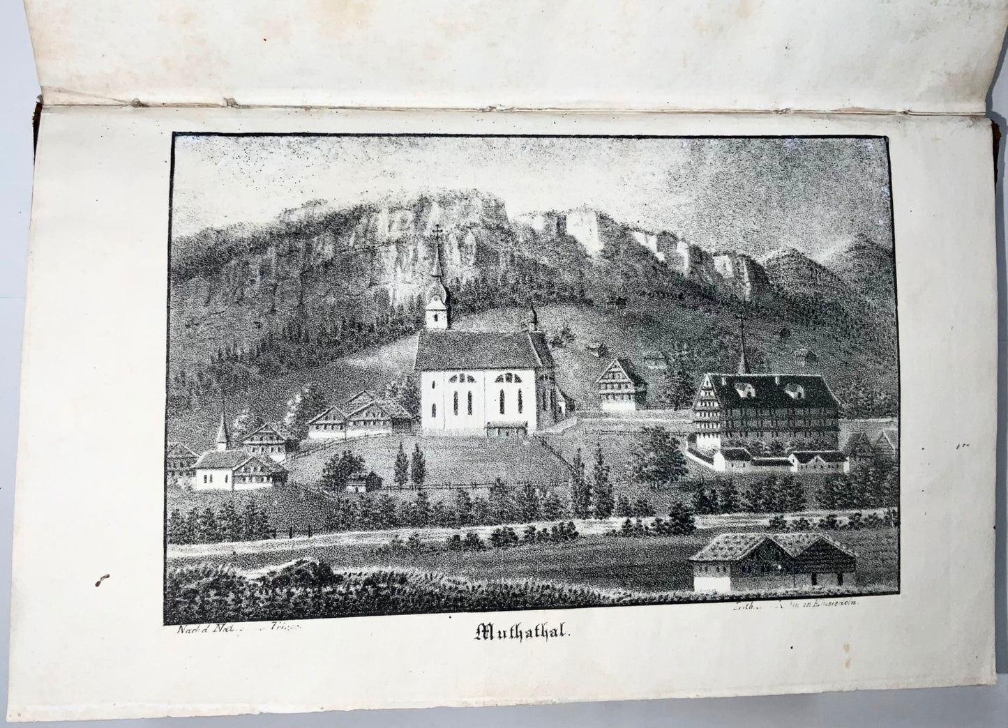 1832 Fassbind, Geschichte des Kantons Schwyz, Switzerland, Book