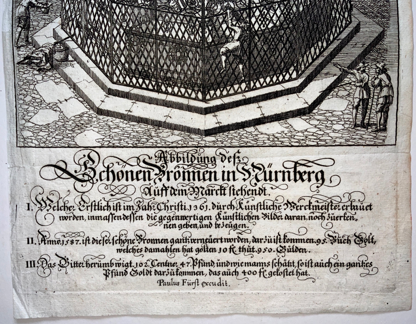 1660 FOUNTAIN “Schöner Brunnen am Hauptmarkt Nürnberg” von Paul Fürst - Garden Design