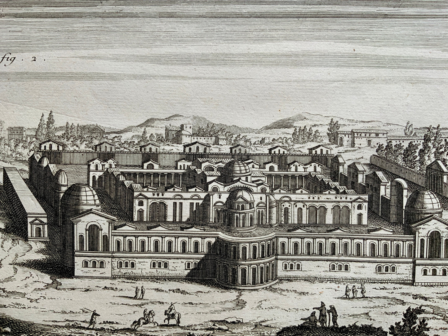 1777 Diderot - Italy: Rome, Column of Antonin & Baths of Diocletian - Tall folio