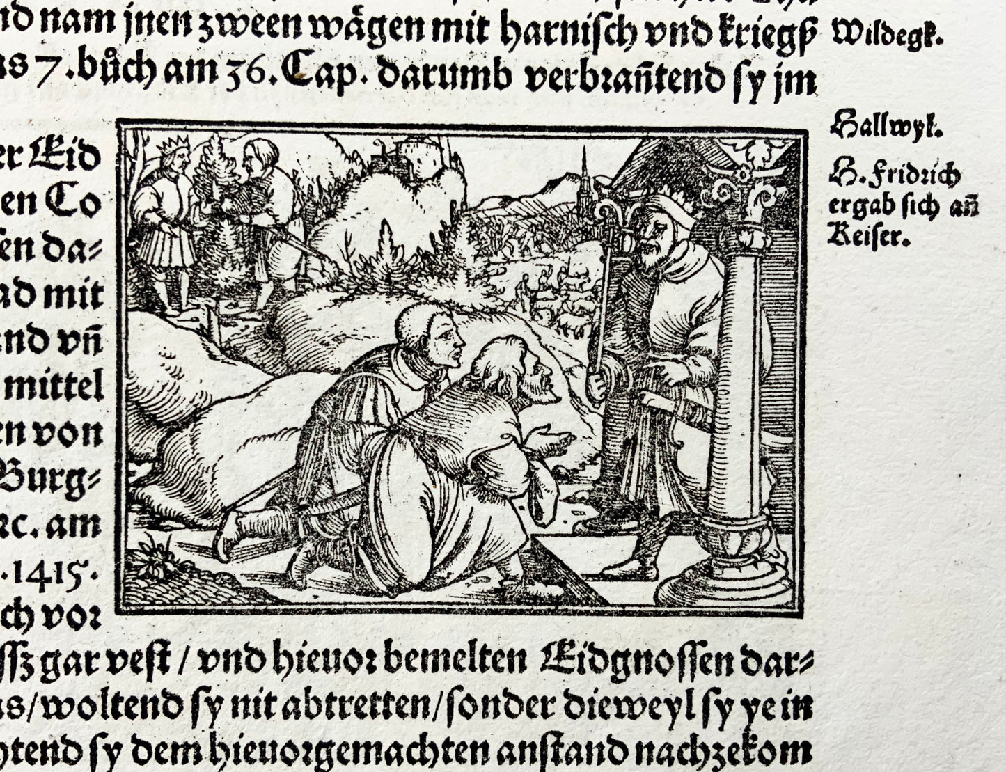 1548 Zingari, Federico III, Vogtherr, Holbein, foglio in folio con 2 xilografie