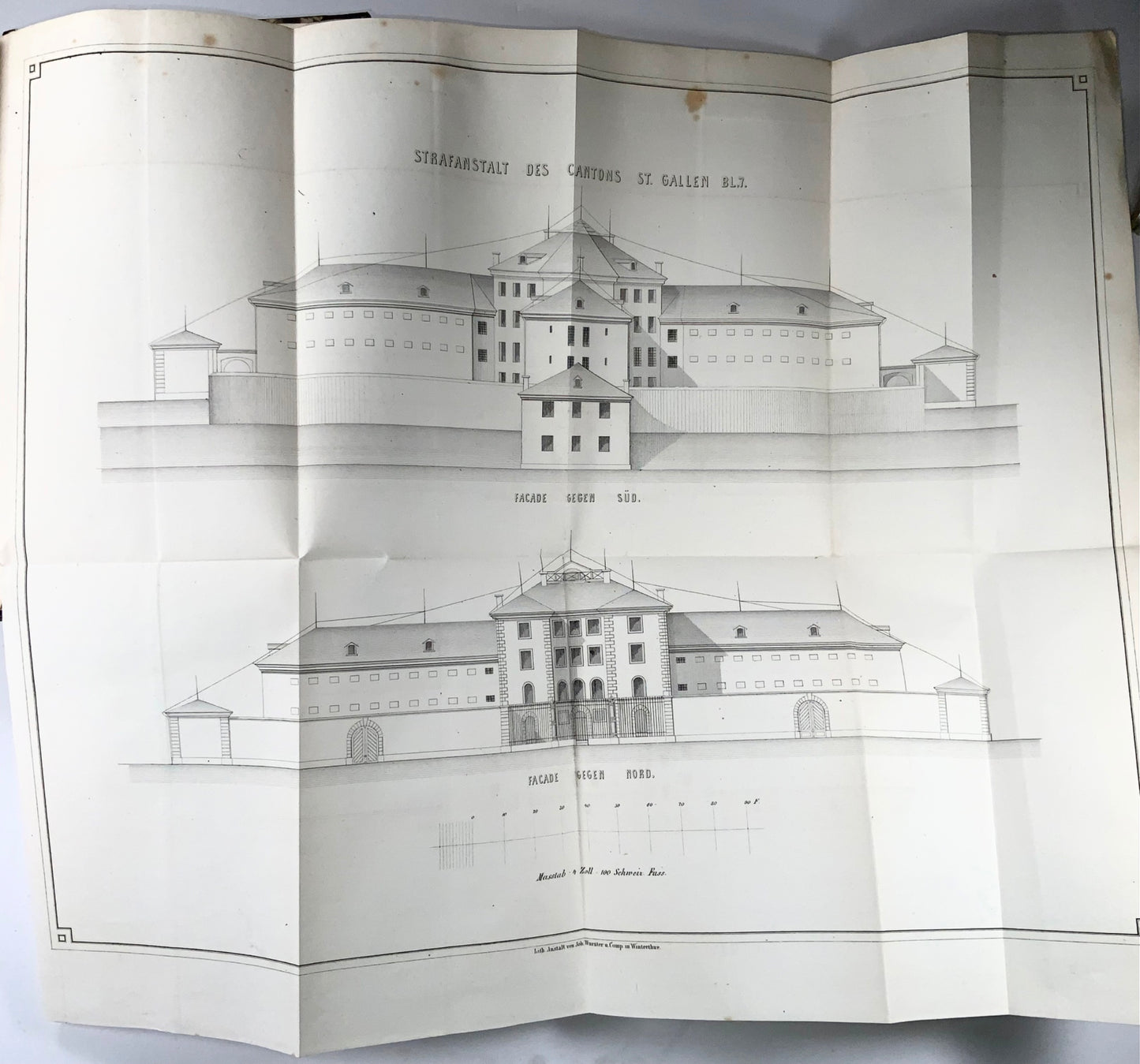 1851 Mooser, work on penal reform and prison architecture in Switzerland