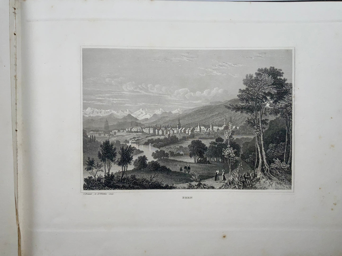 Winkles, Heinrich - Vues de la Suisse - Album with 69 engraved views