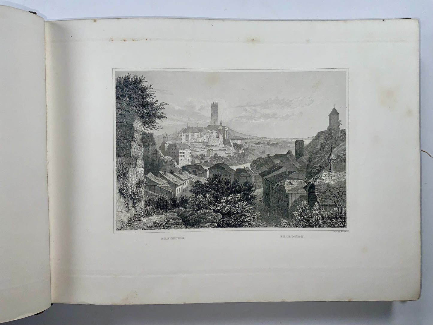 Winkles, Heinrich - Vues de la Suisse - Album with 69 engraved views