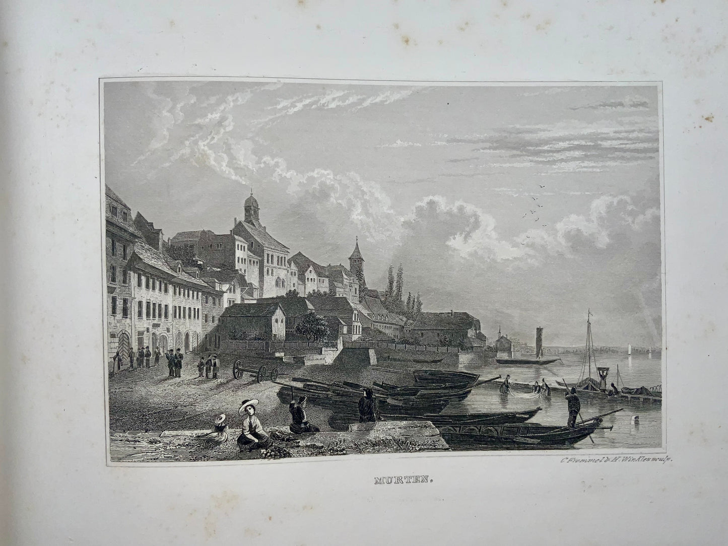 Winkles, Heinrich - Vues de la Suisse - Album with 69 engraved views