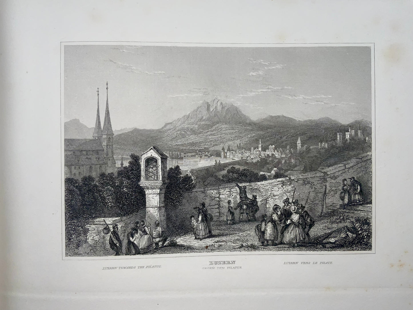 Winkles, Heinrich - Vues de la Suisse - Album with 69 engraved views