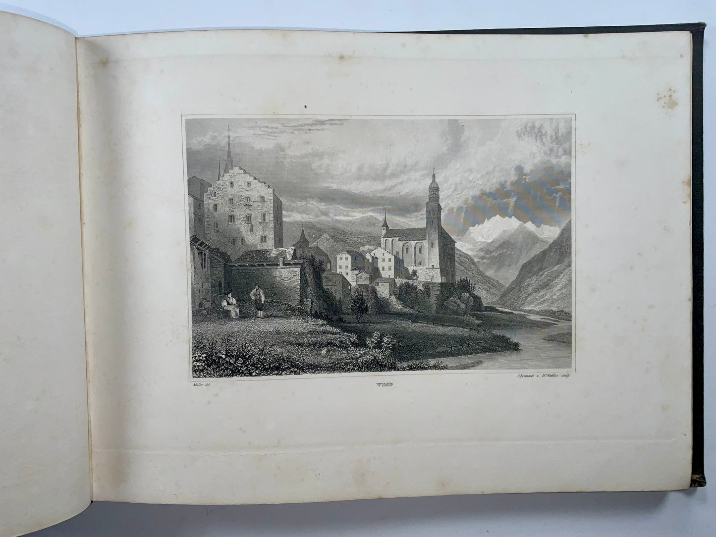 Winkles, Heinrich - Vues de la Suisse - Album with 69 engraved views