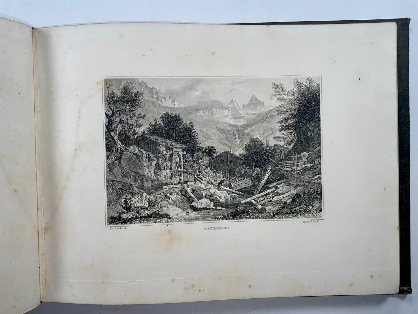 Winkles, Heinrich - Vues de la Suisse - Album with 69 engraved views