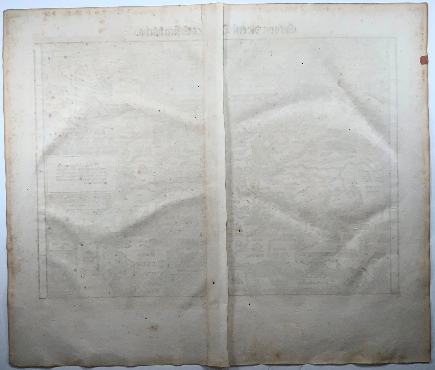 1548 Joh. Stumpf, Europe, Sea Monsters, decorative, very rare first issue