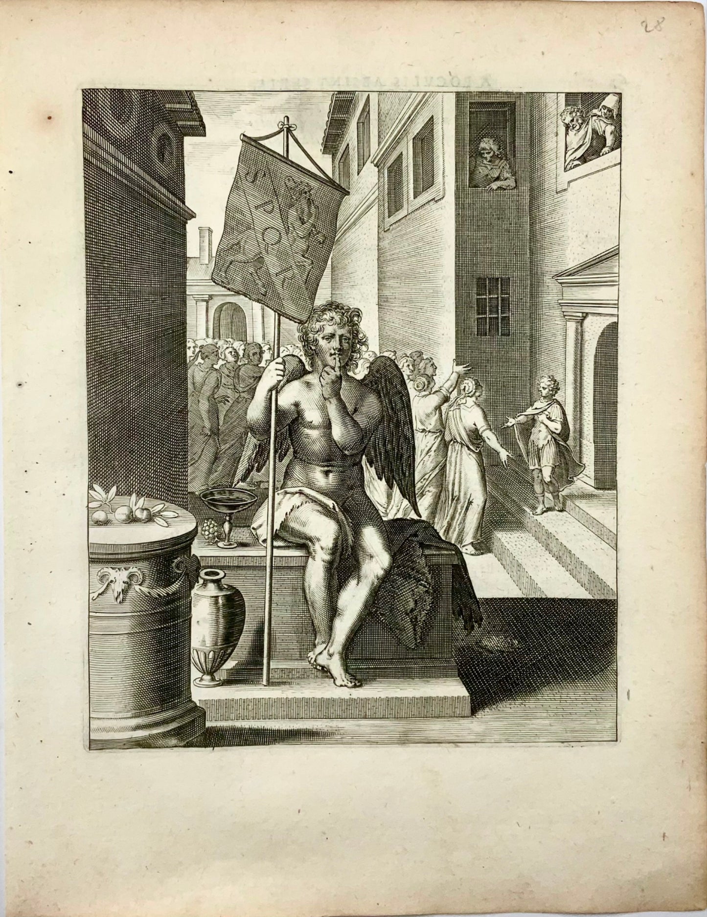 1612 ‘Ambiguities of Silence’, Van Veen (b1556), quarto, emblem