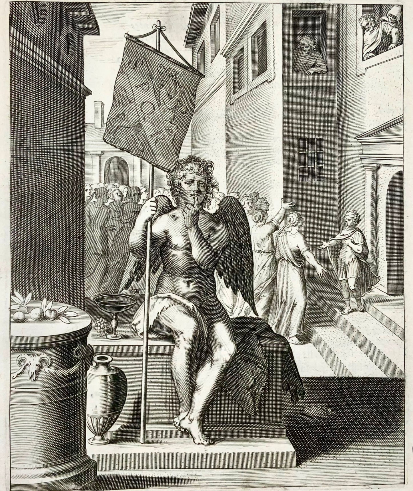 1612 ‘Ambiguities of Silence’, Van Veen (b1556), quarto, emblem