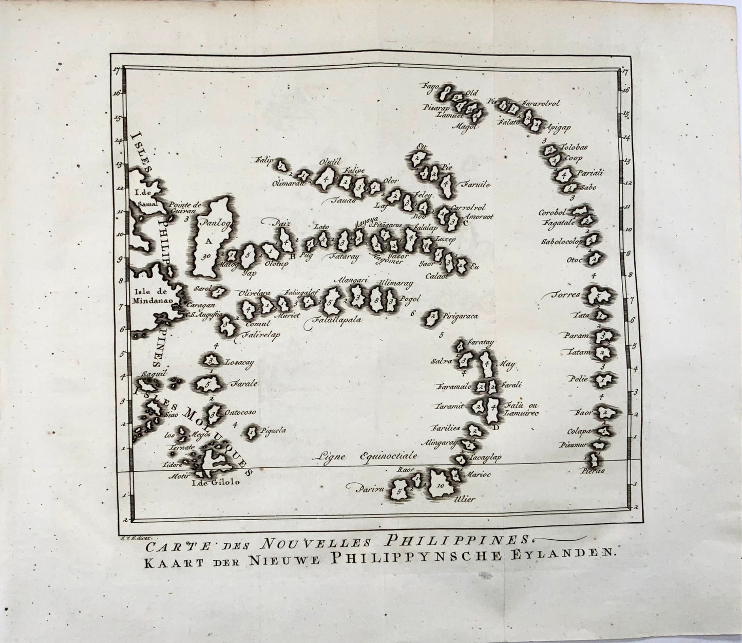 1757 Schley, Map of the New Philippines