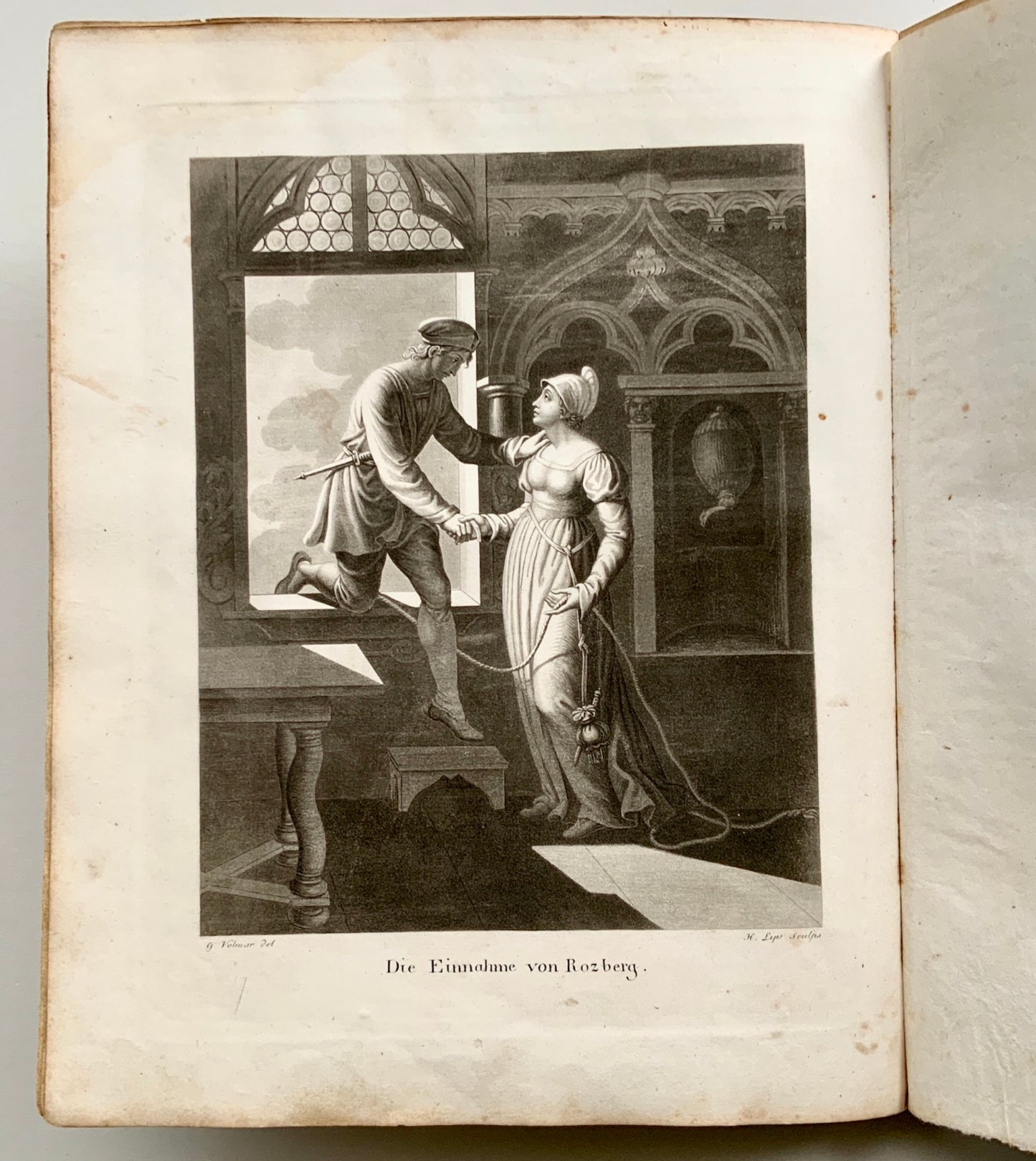 1822 Lips - Historisch merkwürdige Schweizer-Scenen 24 aquatints Switzerland - Book