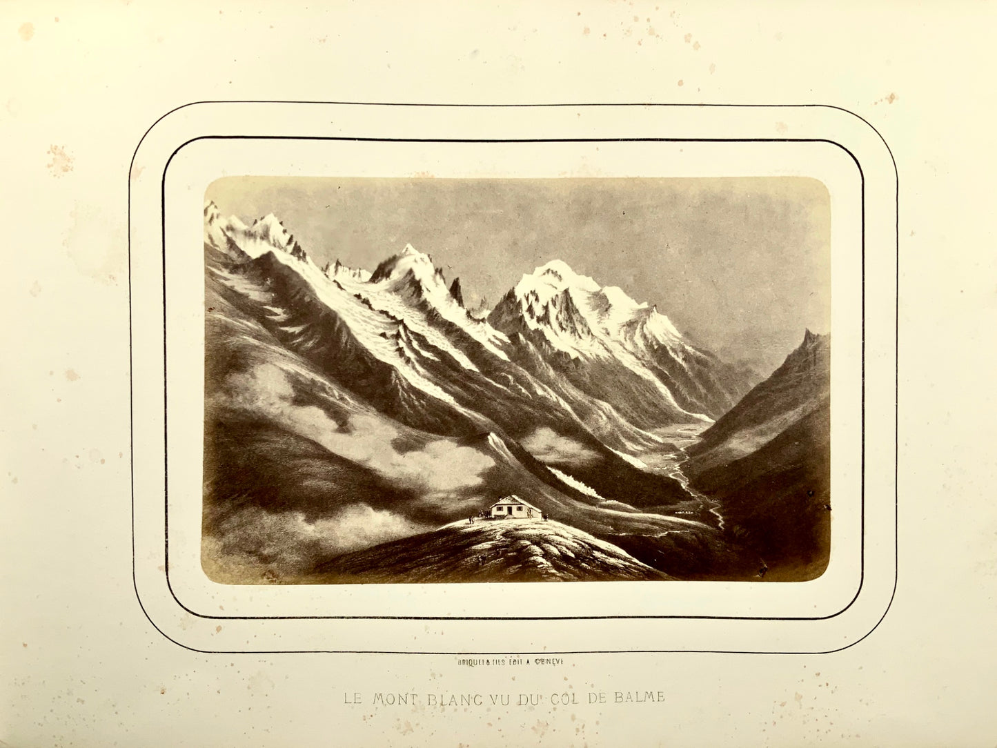 1865c. Suisse [Briquet et fils, Genève] Album photographique de la Suisse