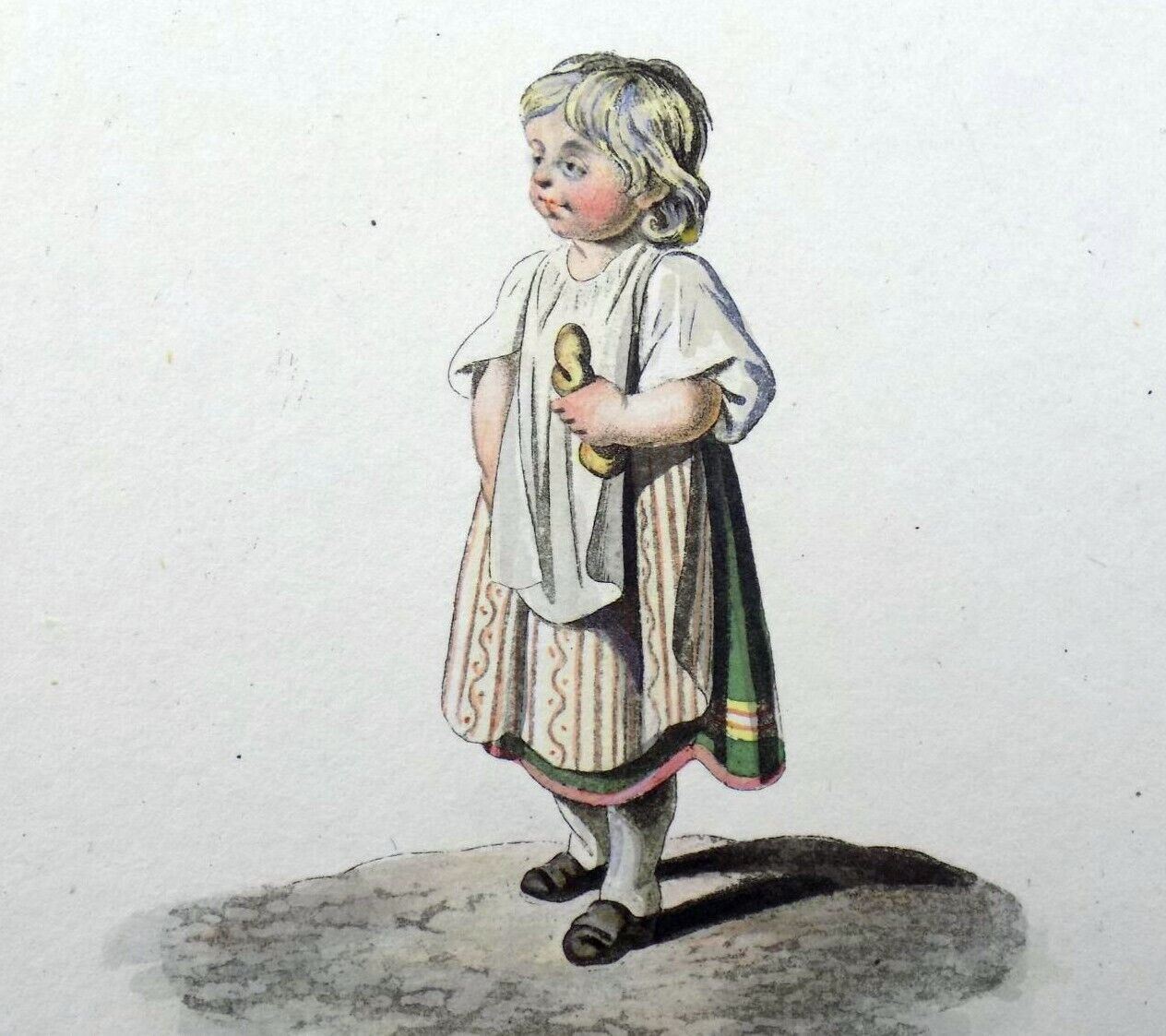 1816 Gottfried Mind (b1768), Juvenalia, Children at Play, 12 aquatints hand coloured