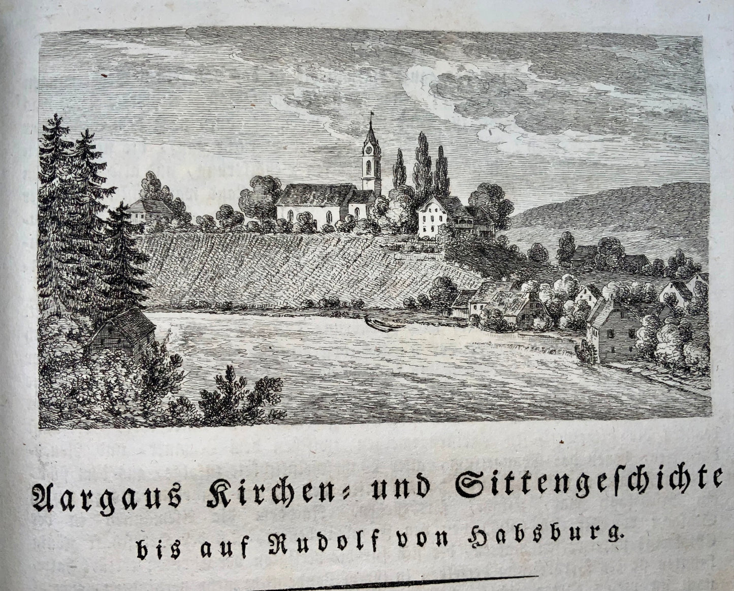 1819-29 Neujahrsblatt per Argovia, Svizzera, serie completa, illustrato