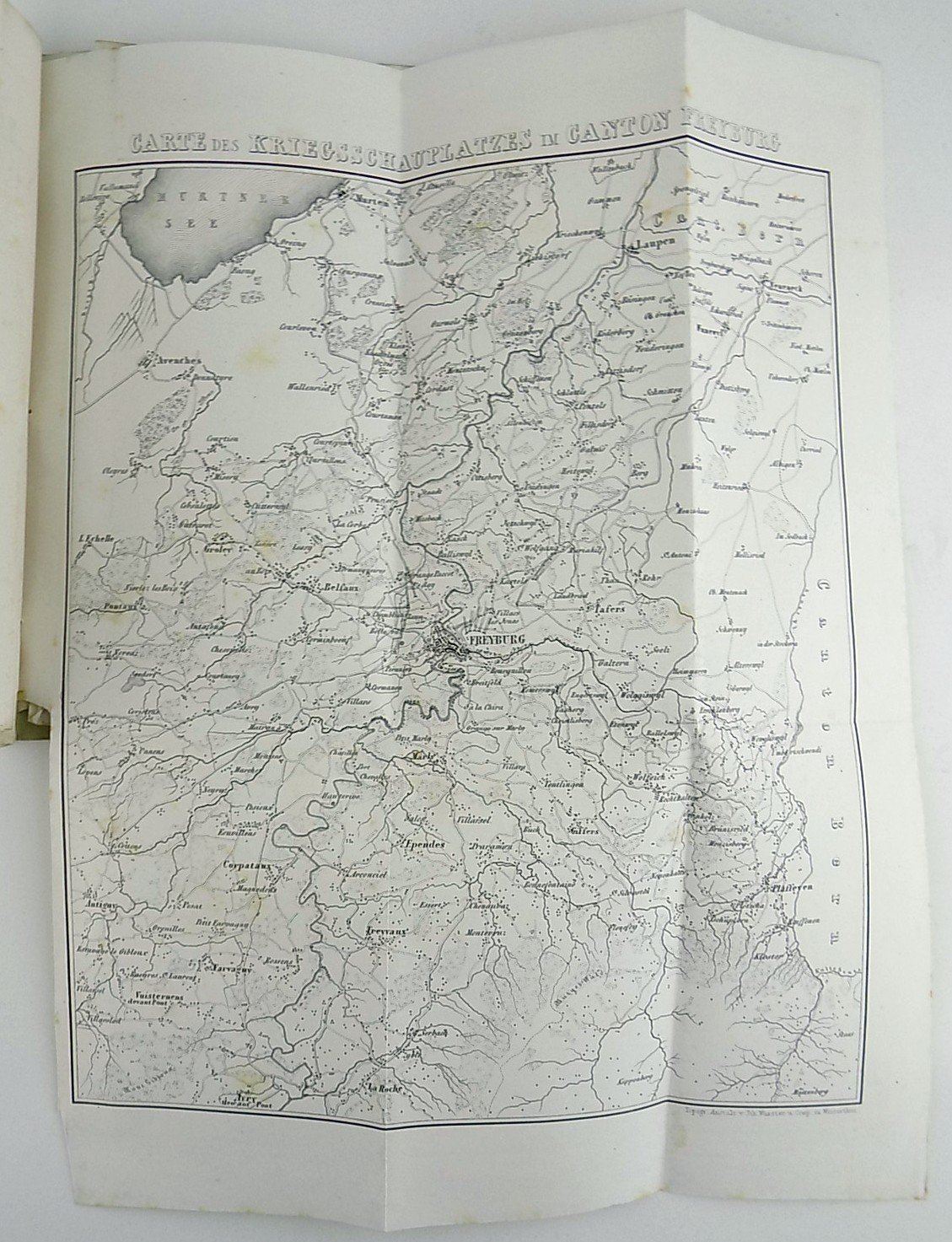 1848 Dufour, G. H.; Military analysis - Sonderbund of 1847 - Switzerland - Book