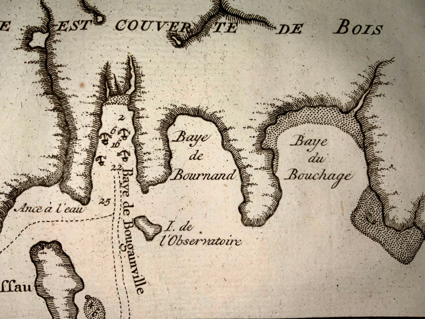 1757 Jacques BELLIN - Detroit de MAGELLAN STRAITS Cape Round et Forward Chile - Map - Travel