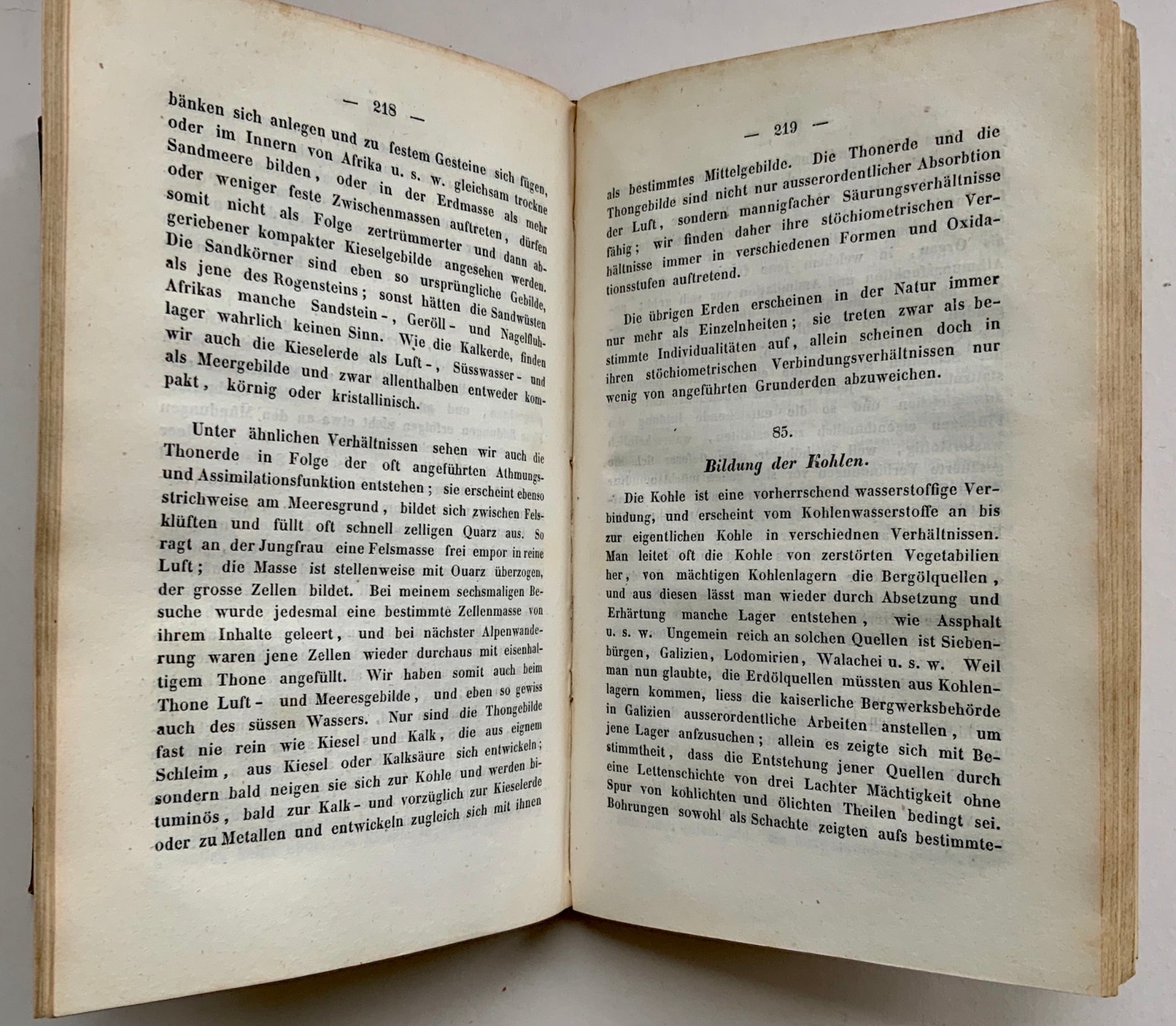 1841 Hugi, F.J. Grundzüge zu einer allgemeinen Naturansicht Widmungsex. - Book, Biology