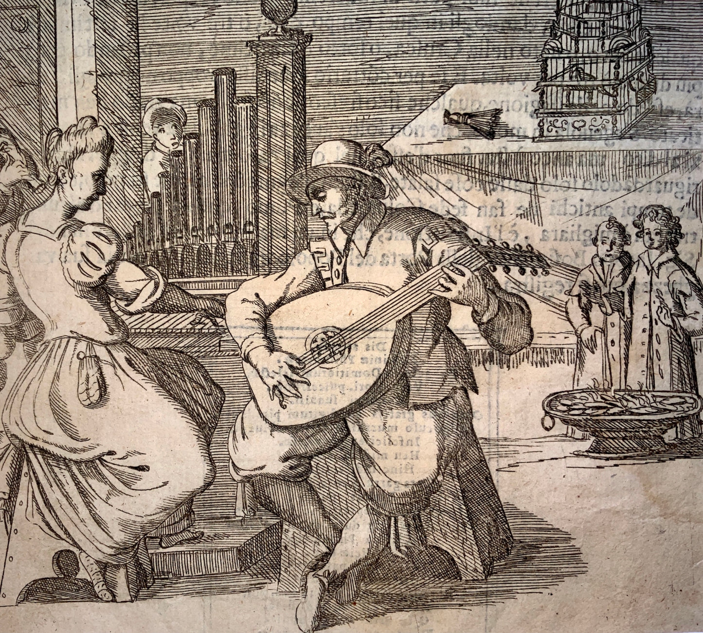 1622 Antonio Tempesta; Francesco Villamena - SONGBIRDS Viola da Braccio, Harpsichord, Lute
