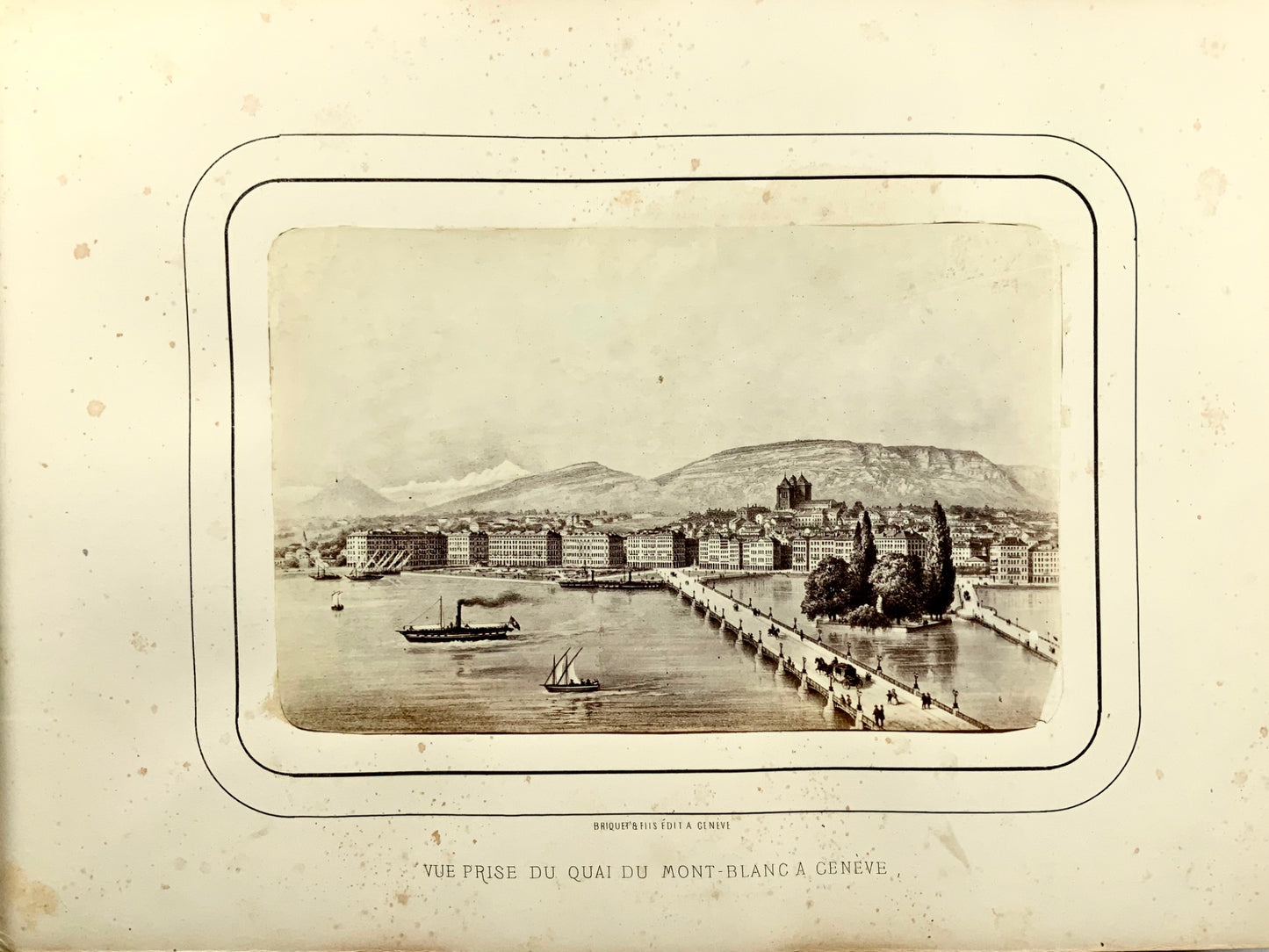 1865c. Svizzera [Briquet et fils, Ginevra] Album photographique de la Suisse