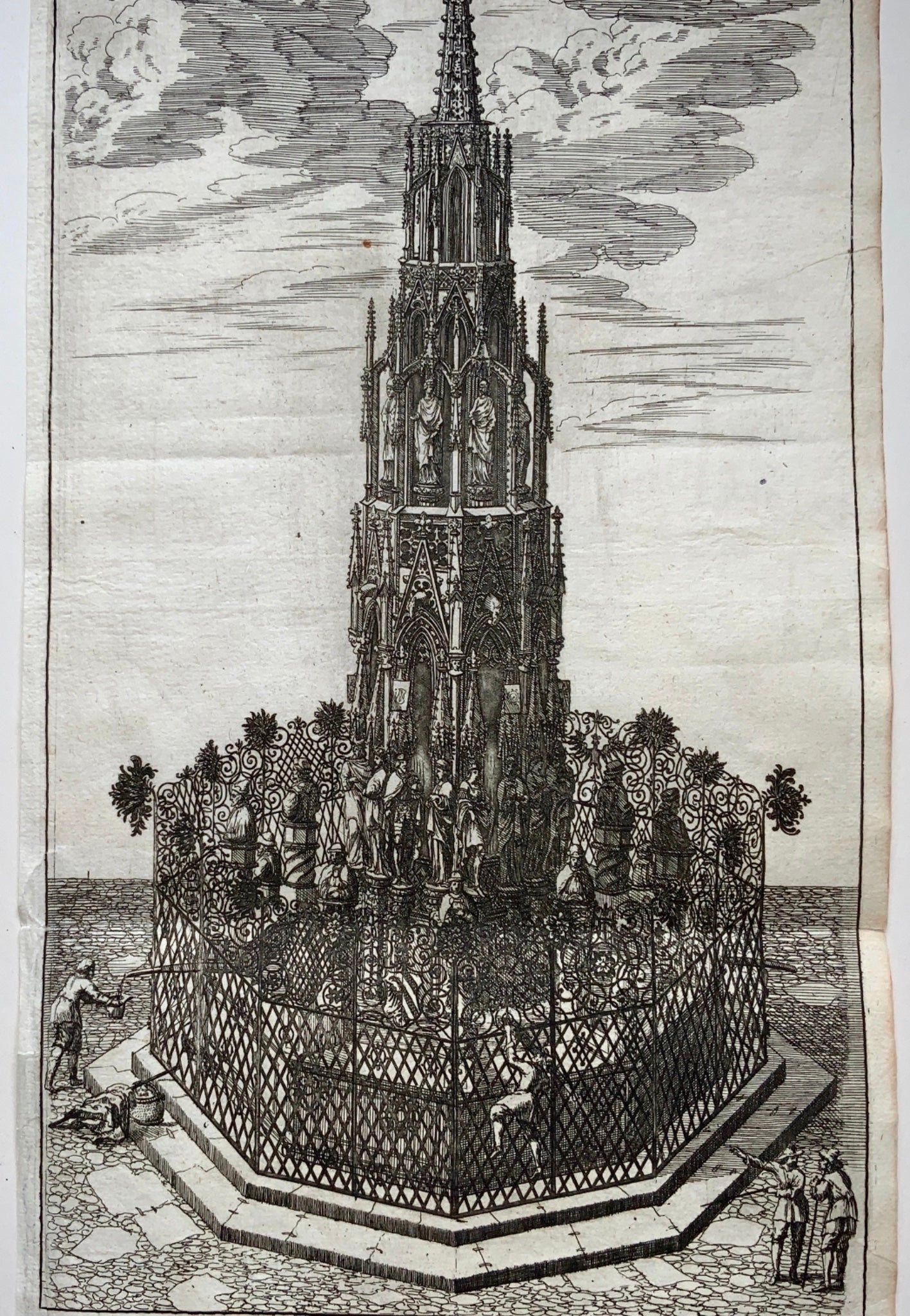 1660 FOUNTAIN “Schöner Brunnen am Hauptmarkt Nürnberg” von Paul Fürst - Garden Design