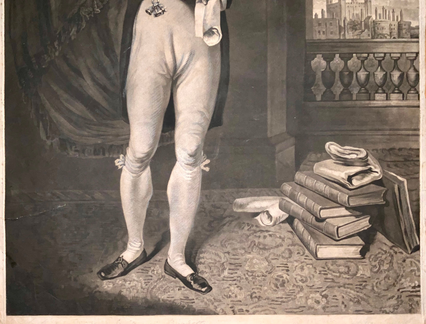 1811 Ritratto a mezzatinta di Sir Francis Burdett di William Ward 62 cm - Arte classica
