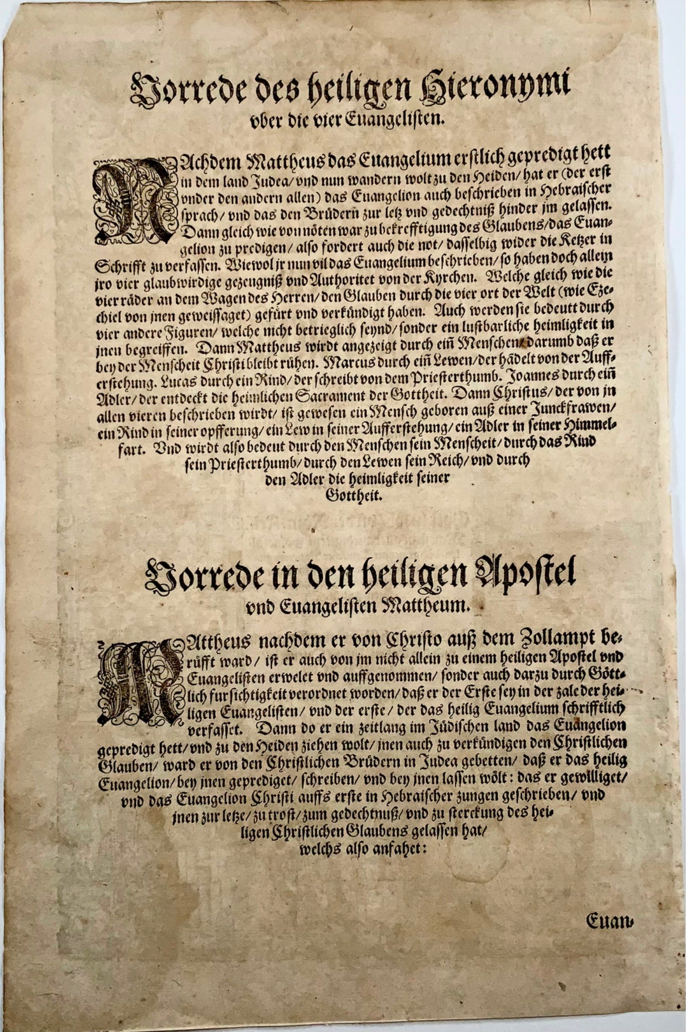 1564/1592 Anton Woensam (c1493-c1541) Folio biblique élaboré avec gravures sur bois