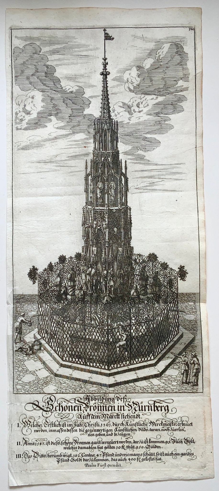 1660 FOUNTAIN “Schöner Brunnen am Hauptmarkt Nürnberg” von Paul Fürst - Garden Design