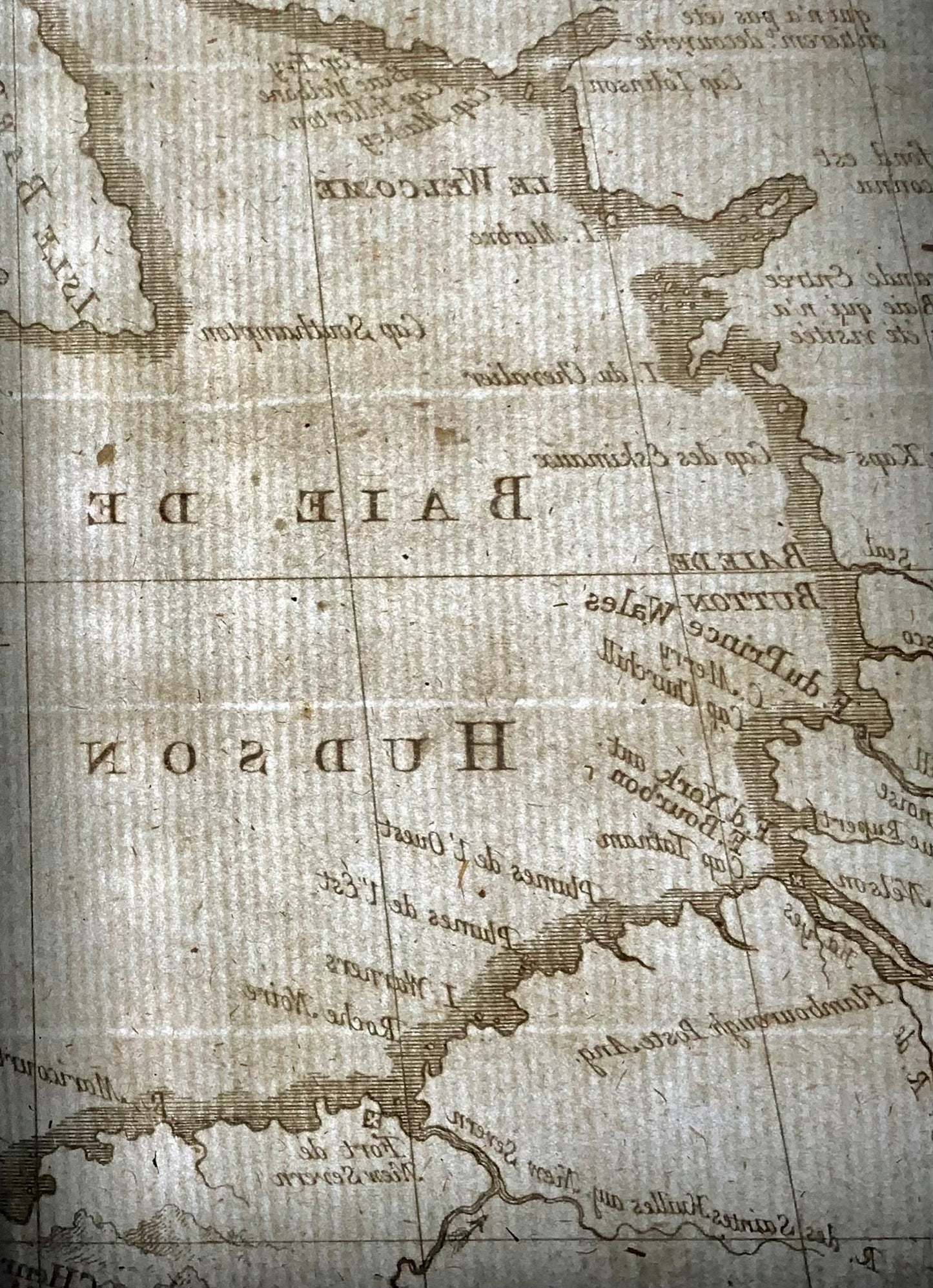 1773 Bellin, mappa, Baia di Hudson, Canada, James Bay, Labrador