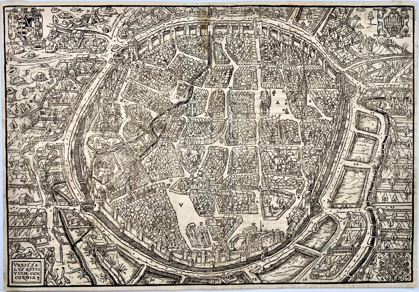 1554 Freiberg in Sassonia, Sebastian Munster, monogrammista IG