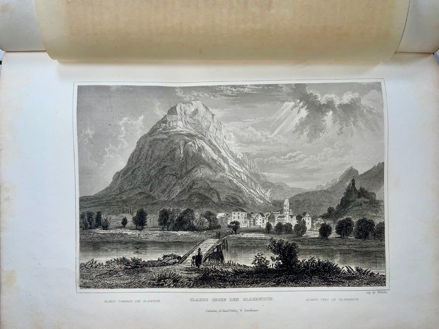 1836-8 H. Zschokke, Svizzera in 85 incisioni su acciaio, 4to, 2 voll