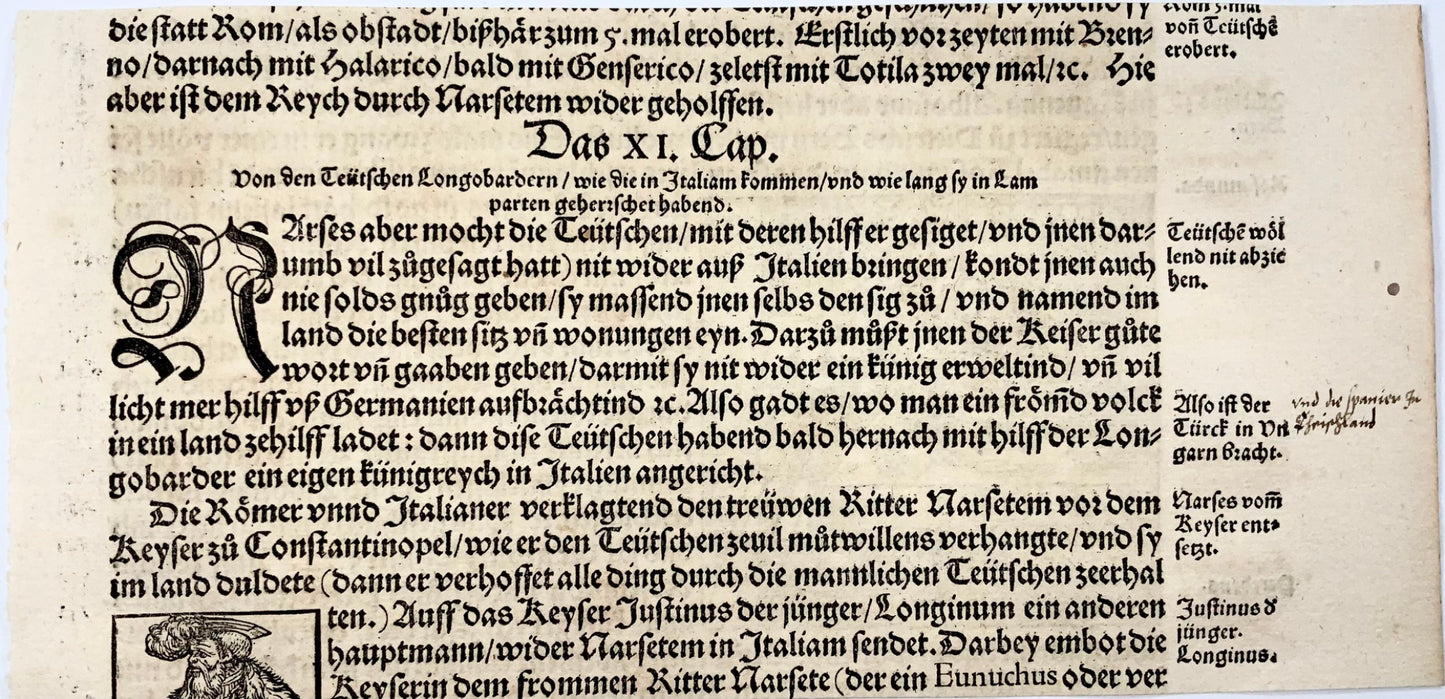 1548 Alboino e Rosamund banchettano, Vogtherr, xilografia