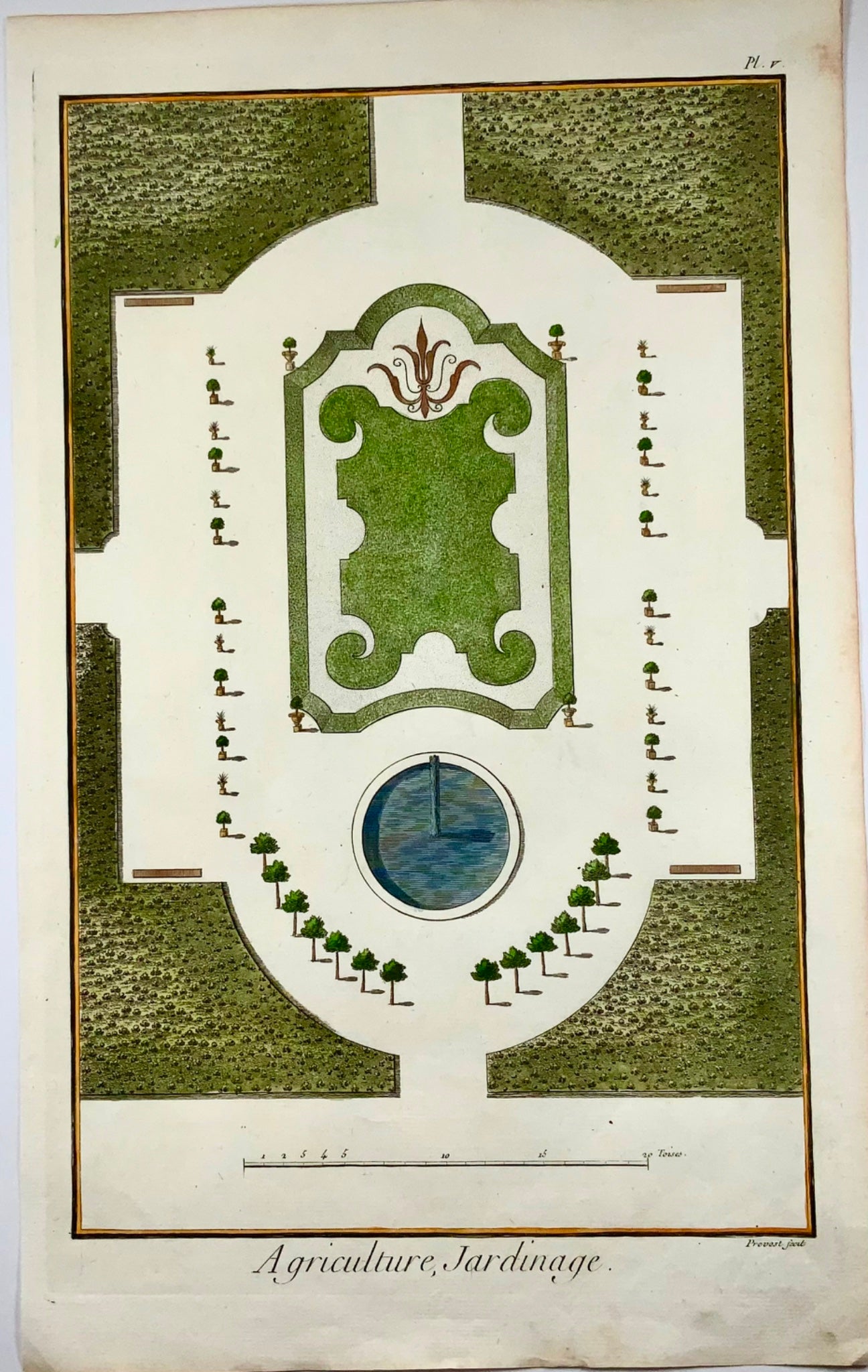 1777 Garden design, architecture, large folio, Diderot, Prevost