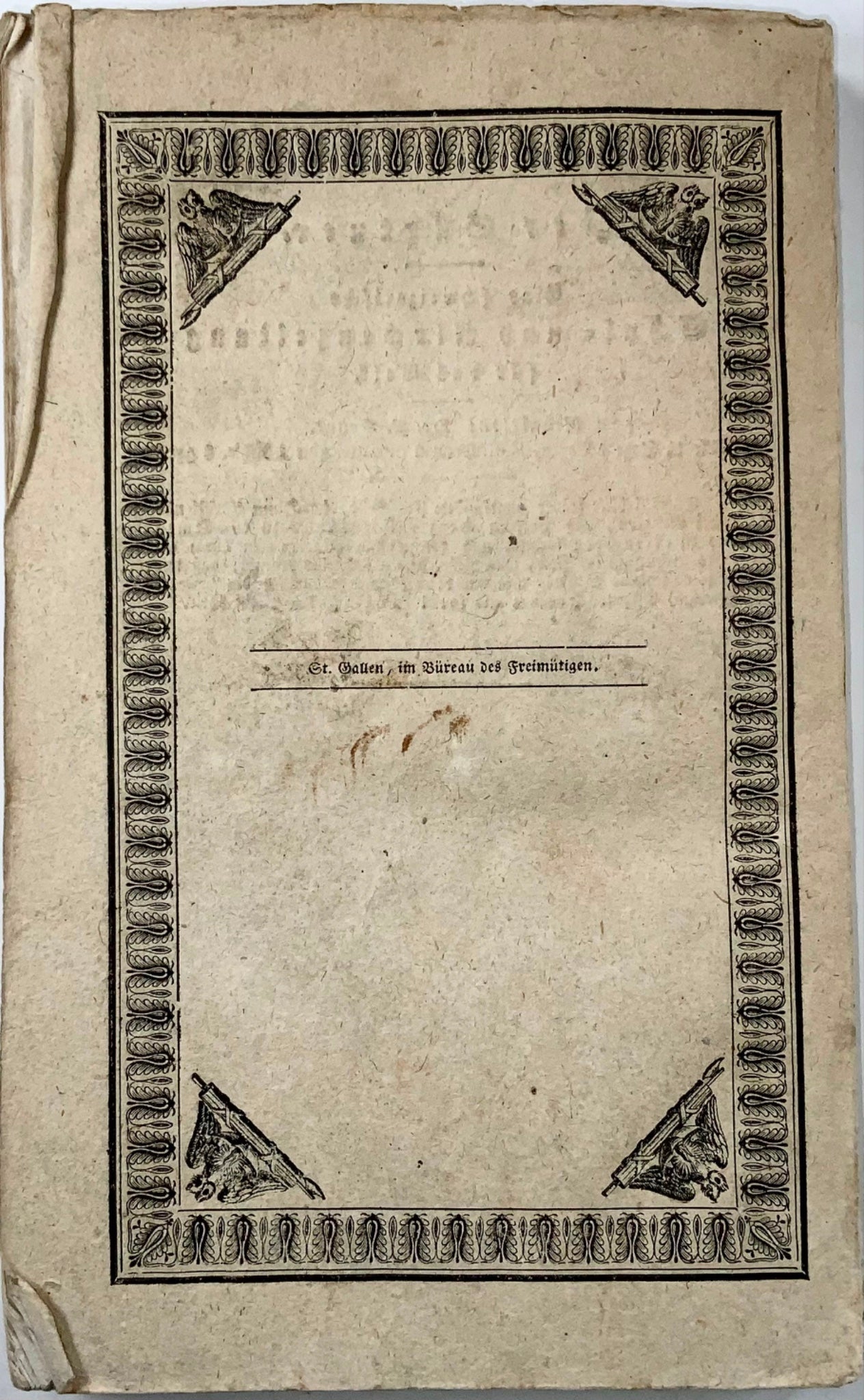 1833 Siegwart-Muller, droit pénal de la Suisse centrale, livre