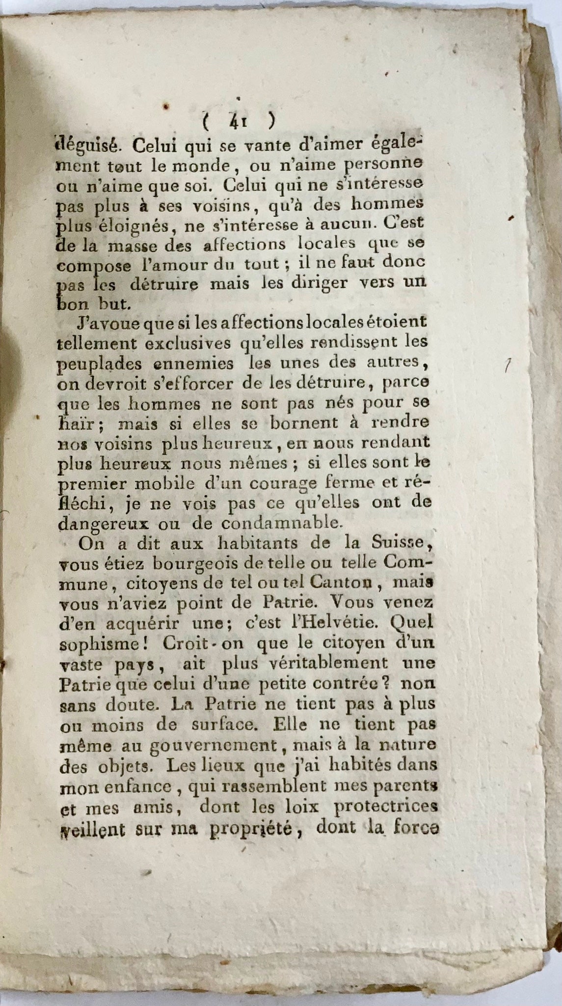 1800 Bridel, ouvrage rare sur la Révolution en Suisse et la nouvelle Constitution