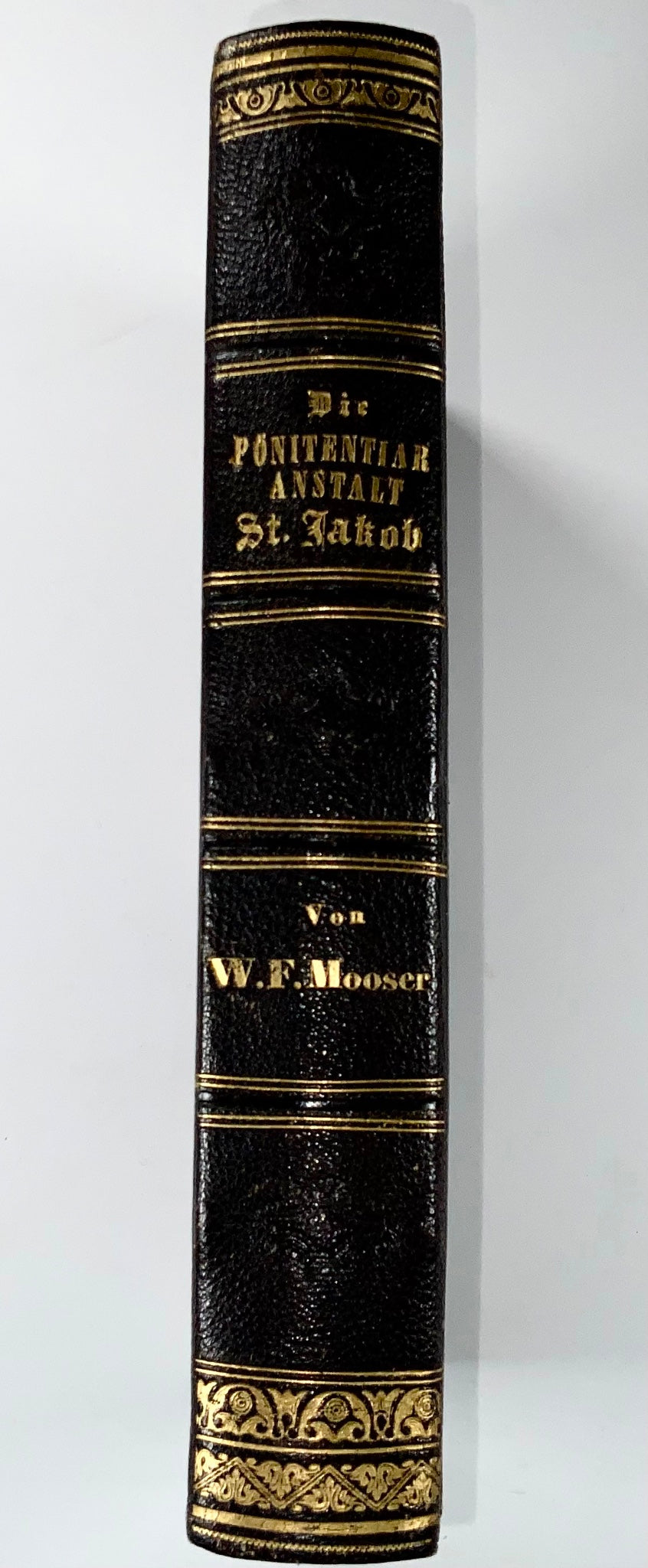 1851 Mooser, lavoro sulla riforma penale e sull'architettura carceraria in Svizzera