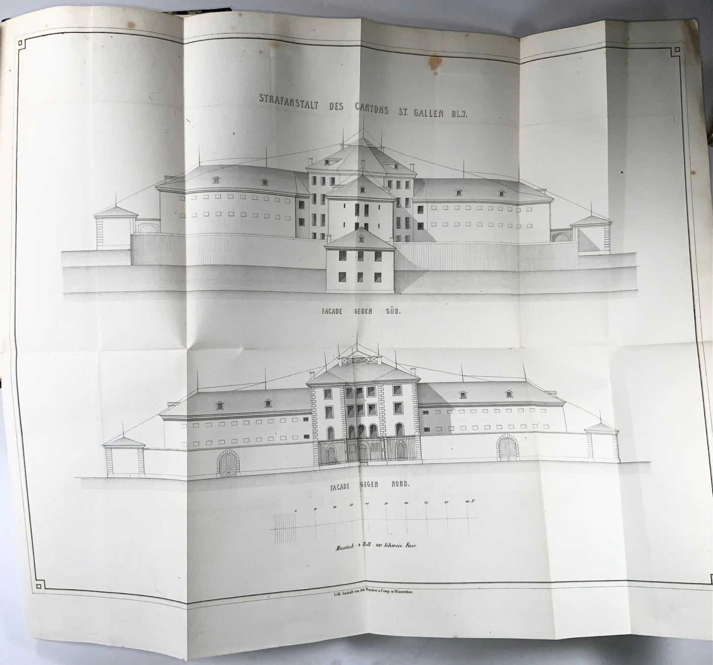 1851 Mooser, work on penal reform and prison architecture in Switzerland